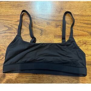 SKIMS Women's Fits Everybody Scoop Bralette Black Size XXS - Soft & Comfortable